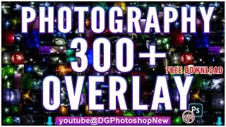 300+ Lens Flares Photoshop Overlay Pack