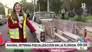 2 detenidos en intensa fiscalización en La Florida | Tu Día | Canal 13