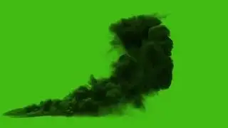 black smoke video effect green screen