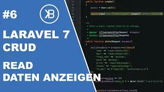 Laravel 7 CRUD Tutorial | #6 Read data from Database