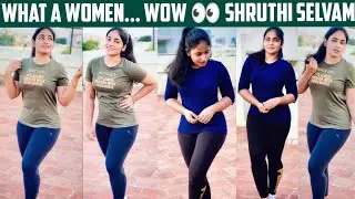 Zee Tamil Actress Shruthi Selvam Hot Ramp Walk | Upcoming Actress