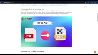 how to convert free PDF to PNG | Convert your PDF document to PNG online with gsupertools.com
