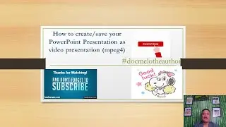 Tutorial on How to CONVERT you PowerPoint Presentation 2016 Version into Video Presentation(mp4)
