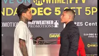 Tank davis vs Pitbull cruz Face OFF #Tankdavis #Gervontadavis #Pitbullcruz