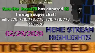 CHAT=EINSTEIN THE NUMBERS RETURN BadBoyHalo Meme Stream Highlights 02/29/2020