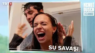 Alize ve Serkan'ın su savaşı!- Kendi Düşen Ağlamaz 19. Bölüm 