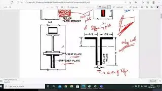 #12 Design of welded Stiffened Connection | Steel Structures