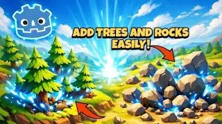Godot 4 Proton Scatter Tutorial – Easily Add Trees, Rocks & Details