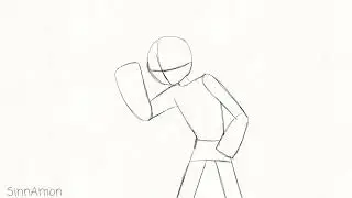 3 pose animation test (Flipaclip)