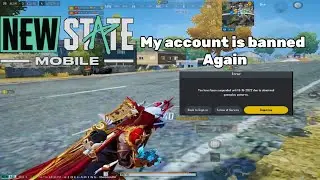 King of ban 💀 my account has been banned | PUBG NEW STATE