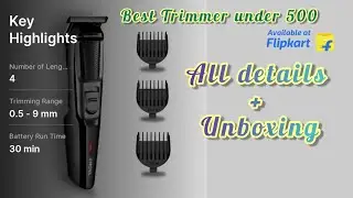 Nova Trimmer Review and Unboxing