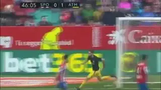 Спортинг Хихон 1-4 Атлетико Мадрид ( Чемпионат Испании 23 тур)