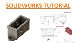 Solidworks advance part exercise - 09 ll 2d drawing in description ll