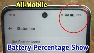How to Show Battery Percentage on Android in Tamil |Battery Percentage Settings in Tamil|TMM Tamilan