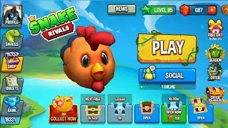 SNAKE Rivals : Alarm Cluck Snake Battle Royale!
