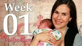 Week 1 Postpartum + Belly Shot