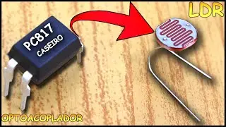 Como Fazer um LDR CASEIRO ! optoacoplador EM VEZ DE LDR / Você não viu antes