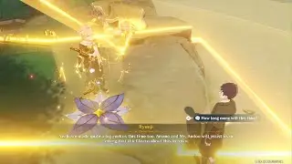 Albedo's Elemental Skill Casually Ruins NPC Interaction | Genshin Impact Daily Commission