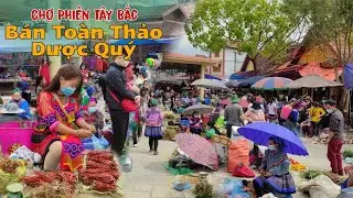 Mộc mạc chợ phiên Tây Bắc bán nhiều đặc sản & thảo dược mới lạ | Dấu Chân Vùng Cao
