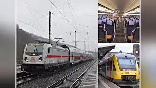 Vorstellung und Mitfahrt in der neuen InterCity-Linie 34 + RE24