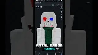 FATAL ERROR SANS MY ADDON MINECRAFT BEDROCK [PE] ФАТАЛ ЭРРОР САНС МОЙ АДДОН В МАЙНКРАФТЕ ПЕ 