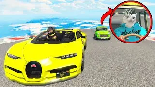 🤣 RACING ON A SLOWER CAR in GTA 5 PARKOUR CHALLENGE