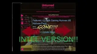 How to get streched Res in Unturned (Intel)