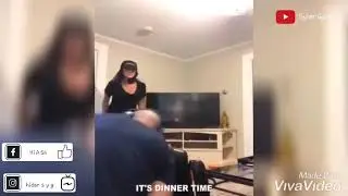 زوجة تحاول تخرب اللعب على زوجها في PS4 😂😂
