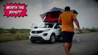 Testing a Car Roof Top Tent for the First Time! On Nexon
