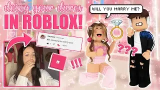 doing your DARES in ROBLOX! || mxddsie ♡