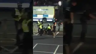Vandal Arrested After Smashing Police Vehicle in Durham