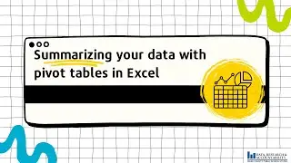 How to use excel to summarize student level SOAR data
