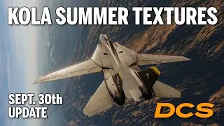 DCS: The new Kola summer textures in VR - Short flight with F-14B Tomcat