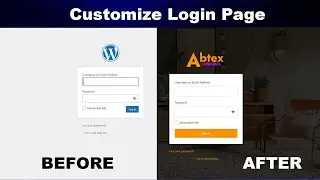 How To Customize The Login Page