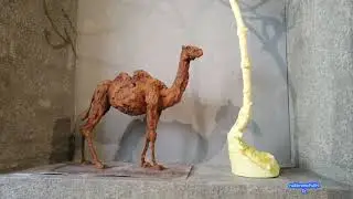 Galerie Le Bunker à Ste-Croix.  Flo K peintre et Sabine Calderoli sculpteure: une vraie réussite.