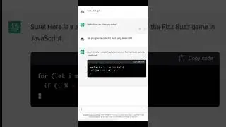 FizzBuzz in Javascript #shorts