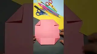 Make a Paper Pen Holder #shorts #diy