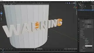 Engrave or Emboss Text on Curved surfaces in Blender