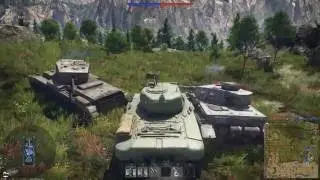 War thunder M4A5 more game play