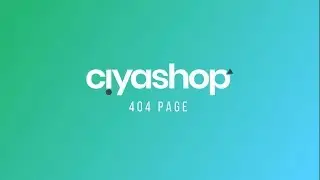 404 Page | Page Not Found | Ecommerce Responsive Website