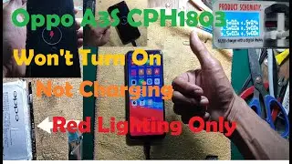 Oppo A3S Not Charging Only Red Lightning Showed