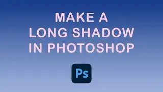 How to make long shadows in Photoshop