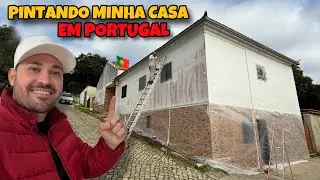 PINTANDO MINHA CASA EM PORTUGAL - (Conrado Vlogs)