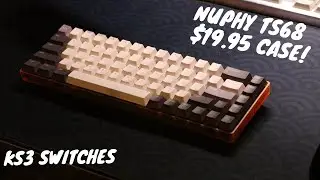 TS68 $20 Keyboard Case Build | Gateron KS 3 Switches | Typing Test | Sound Test
