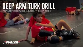 Cross-Face to a Deep Arm Turk | Purler Wrestling Academy Camps