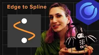 Edge to Spline Cinema 4D Tutorial EP42
