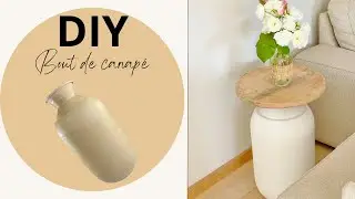 DIY 👉🏼 Je recycle un vase en bout de canapé