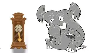 Hickory Dickory Dock African Elephant