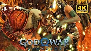 KRATOS vs GINA BOSS FIGHT 4K 60FPS PS5
