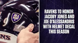 Ravens to Honor Jacoby Jones and Joe D’Alessandris with Helmet Decal | Baltimore Ravens